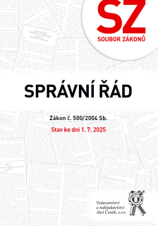 Soubor zákonů – Zákon č. 500/2004 Sb., správní řád