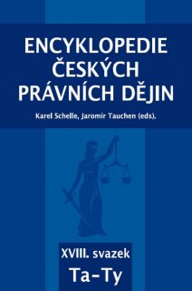 Encyklopedie českých právních dějin, XVIII. svazek Ta – Ty