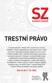 Soubor zákonů. Trestní právo – stav ke dni 1. 10. 2022