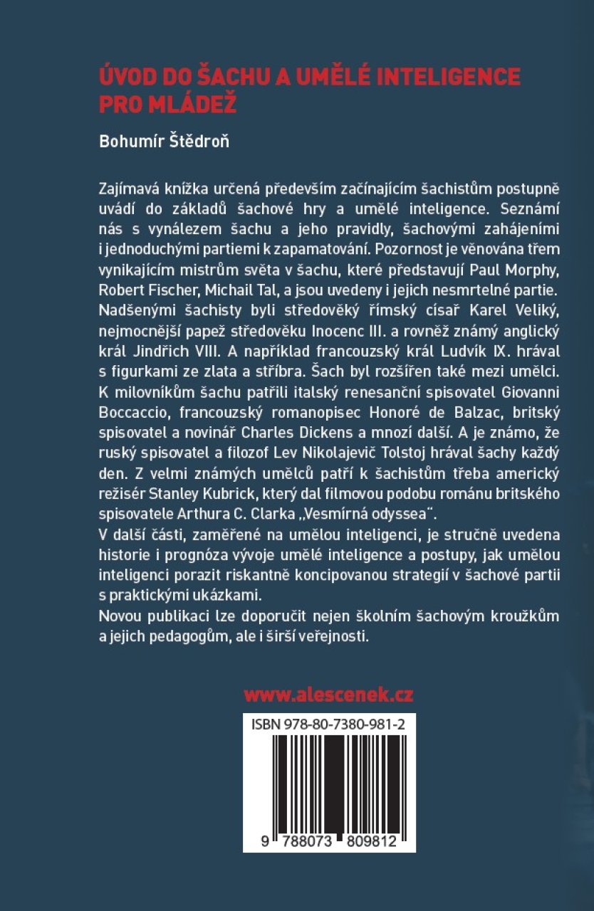 Úvod do šachu a umělé inteligence pro mládež