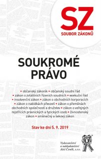 Soubor zákonů. Soukromé právo – stav ke dni 5. 9. 2019