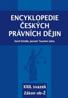 Encyklopedie českých právních dějin, 22 svazek