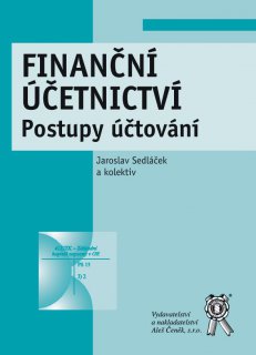 Finanční účetnictví. Postupy účtování