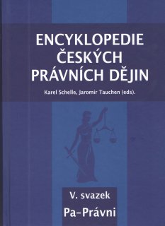 Encyklopedie českých právních dějin, V. svazek Pa - Právni