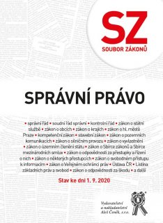 Soubor zákonů Správní právo. Stav ke dni 1.9.2020