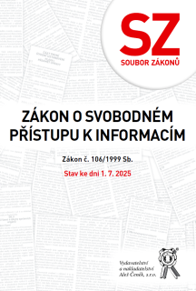 Soubor zákonů – Zákon č. 106/1999 Sb., o svobodném přístupu k informacím