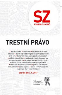 Soubor zákonů. Trestní právo - Stav ke dni 7.9.2017