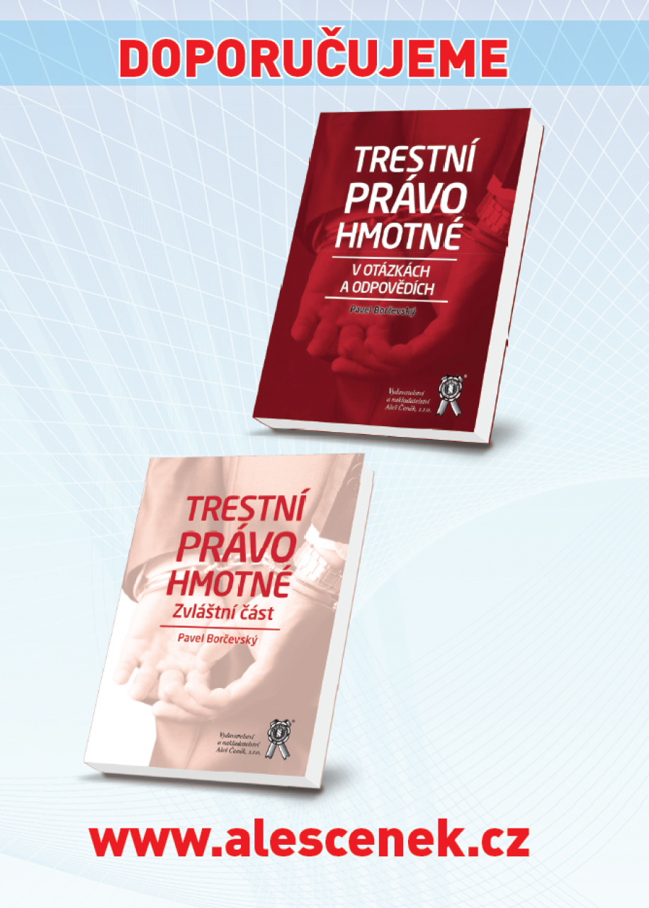 Praktikum z trestního práva hmotného a trestního práva procesního