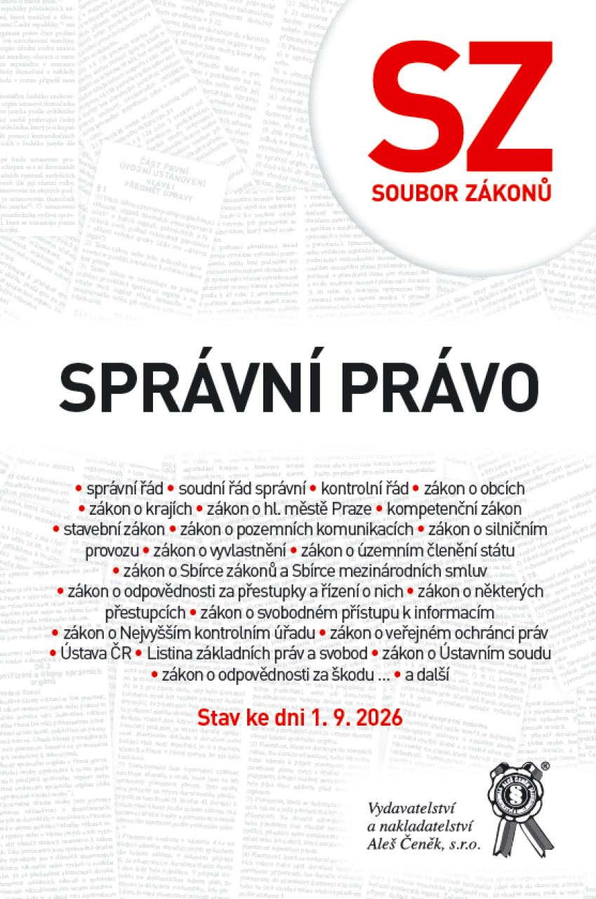 Soubor zákonů. Správní právo.