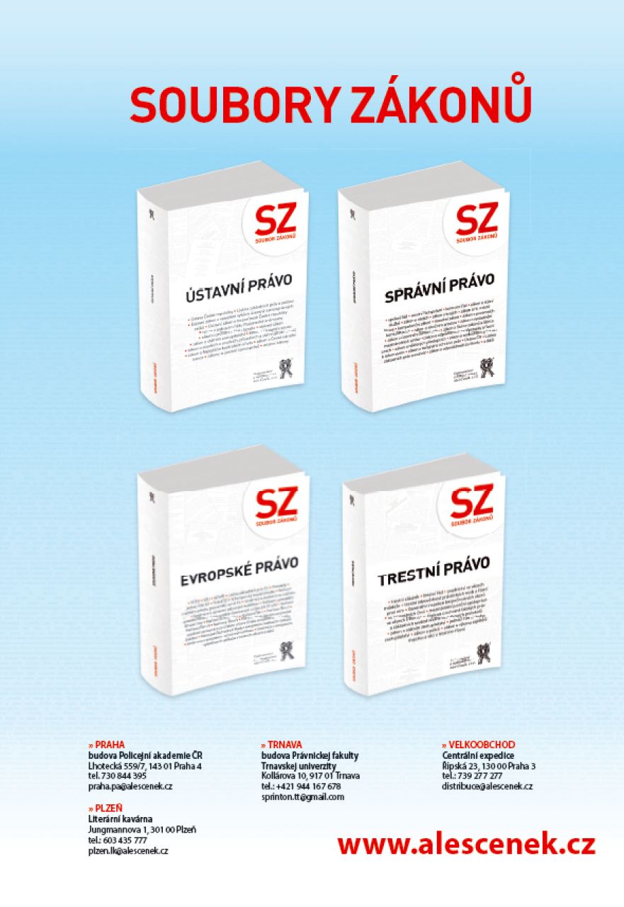 Soubor zákonů. Trestní právo. Stav ke dni 1. 1. 2026