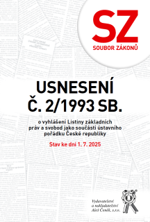 Soubor zákonů – Usnesení č. 2/1993 Sb., o vyhlášení Listiny základních práv a svobod jako součásti …