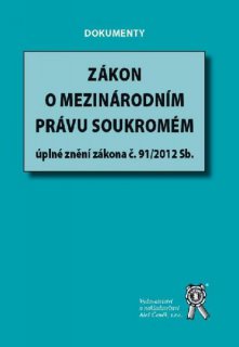 Zákon o mezinárodním právu soukromém - úplné znění zákona č. 91/2012 Sb.