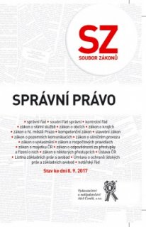 Soubor zákonů. Správní právo - Stav ke dni 8.9.2017