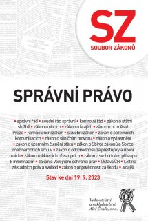 Soubor zákonů. Správní právo – stav ke dni 19. 9. 2023