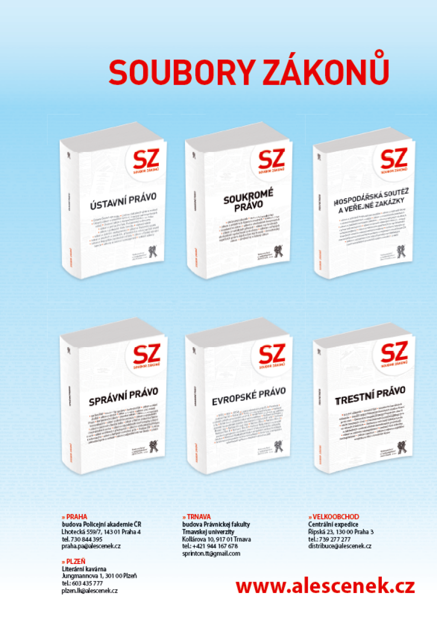 Soubor zákonů. Správní právo – stav ke dni 1. 9. 2025