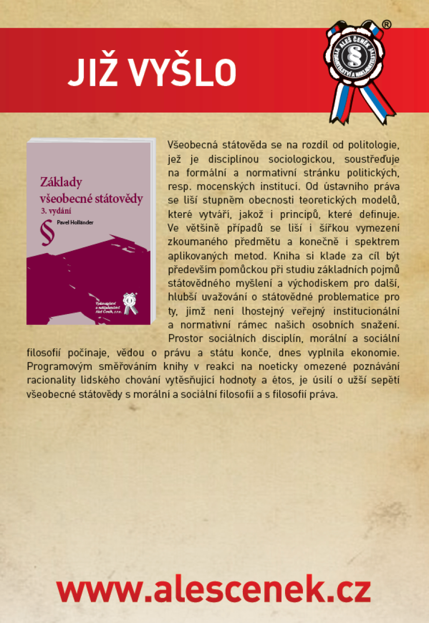 RACIONALITA PRÁVA aneb putování Platónovou úsečkou