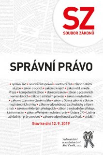 Soubor zákonů. Správní právo – stav ke dni 12. 9. 2019