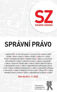 Soubor zákonů. Správní právo – stav ke dni 1. 9. 2022